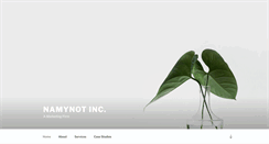 Desktop Screenshot of namynot.com