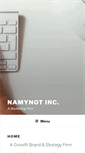 Mobile Screenshot of namynot.com